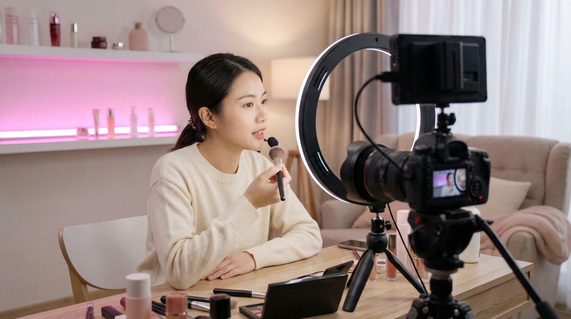 黑丝美妆教程视频